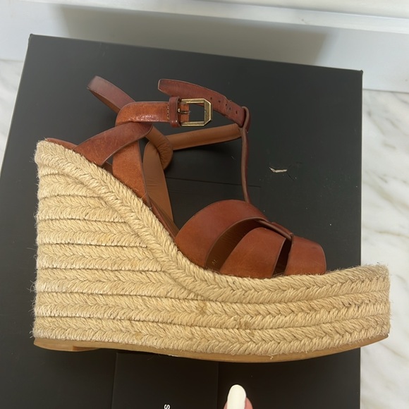 Saint Laurent Tribute wedges 7 - Picture 8 of 16